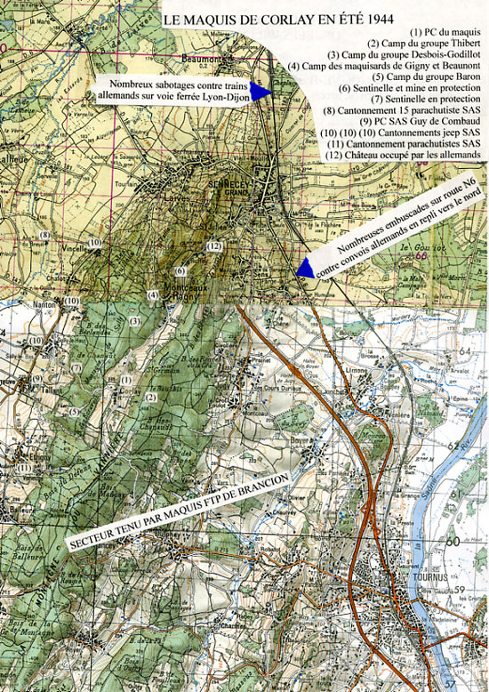 Carte du Maquis